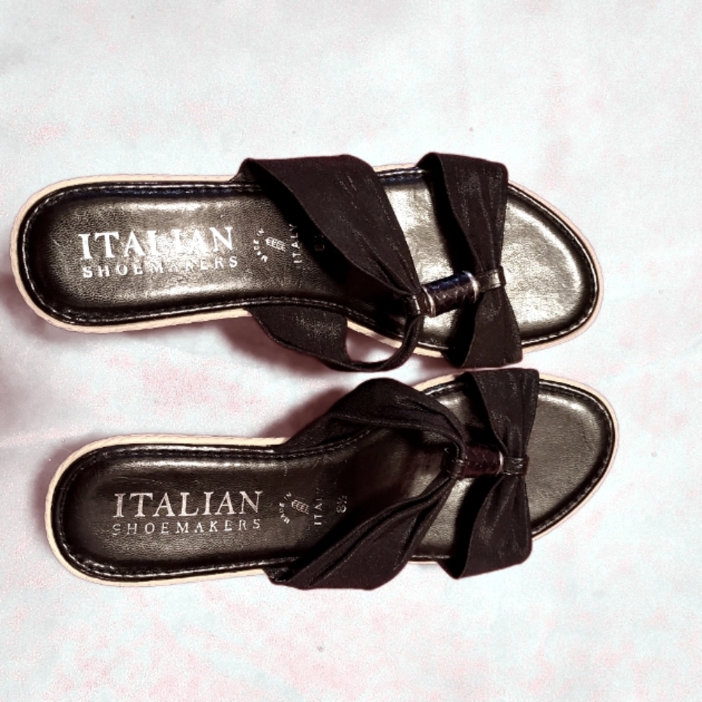 SOLD Italian Shoemaker Slides 8 1/2